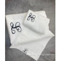 Embroidered White towels 100% Cotton Bath towel Hotel